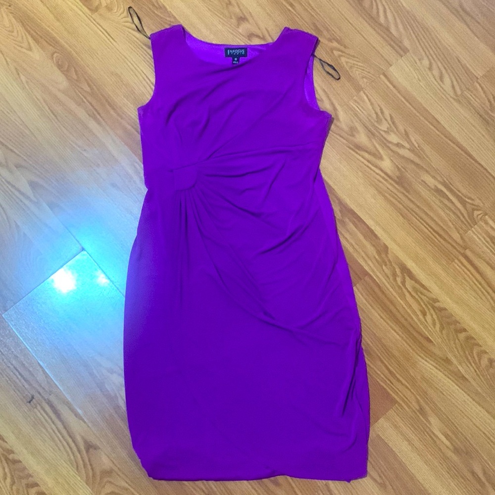 Enfocus studio, purple dress. Size 10. 95% polyester 5% spandex